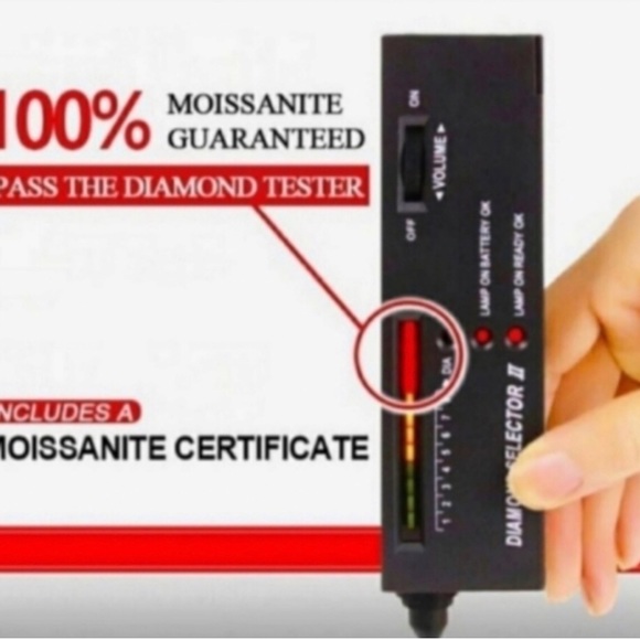 3ct classic cut round moissanite rose gold ring. SOLD - Picture 10 of 10